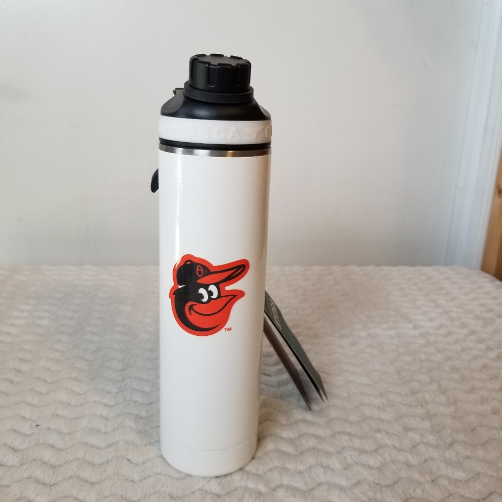 ORCA Stainless Steele Baltimore Orioles Logo 22 oz Water Bottle NWT